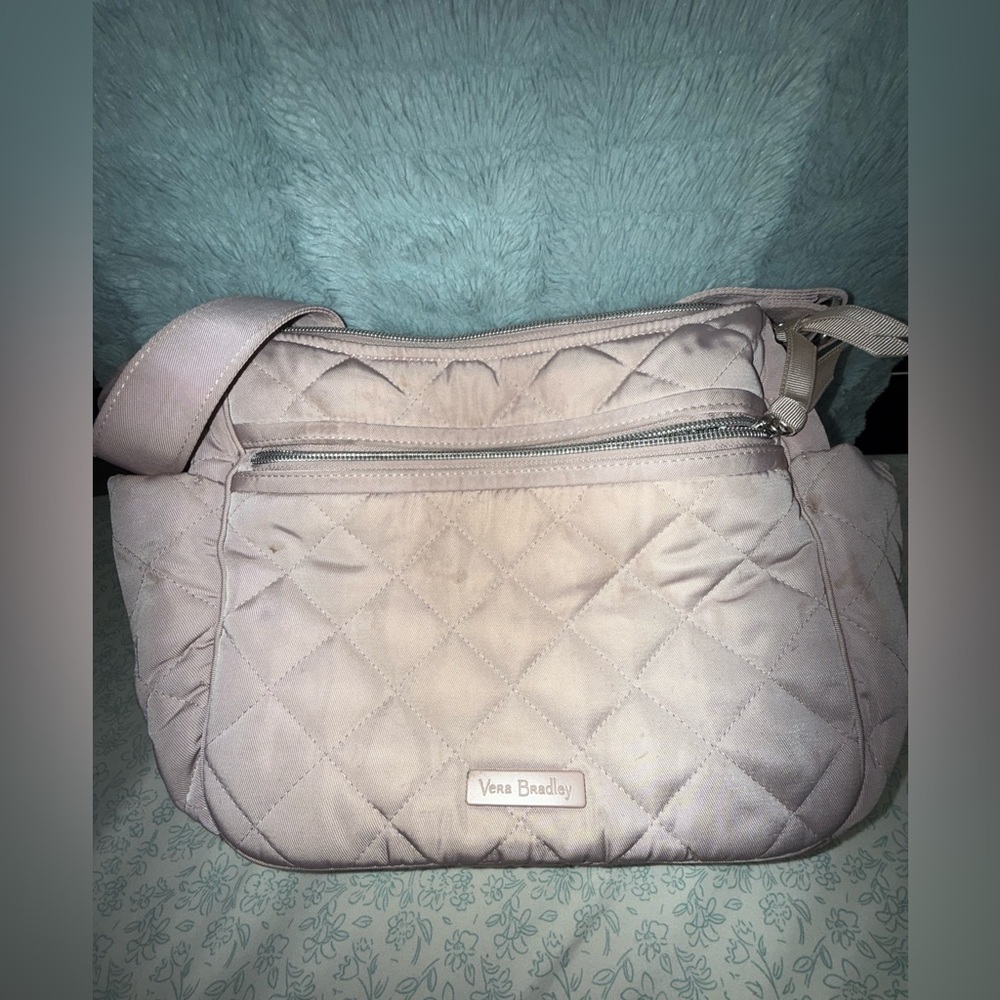 Vera Bradley Light Pink Quilted Shoulder Bag